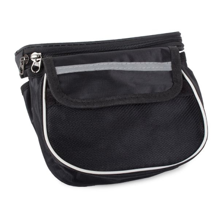 Geanta Depozitare cu 3 Compartimente si 2 Buzunare Rezistenta la Apa Montare pe Cadrul Bicicletei Velcro Negru Capacitate Mare – IoArtify.ro [8]