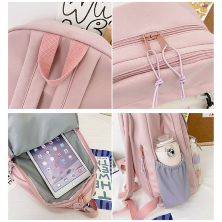 Ghiozdan pentru copii impermeabil 20 litri 30 x 11 x 42 cm Verde – IoArtify.ro [4]