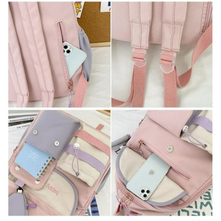 Ghiozdan pentru copii impermeabil 20 litri 30 x 11 x 42 cm Verde – IoArtify.ro [3]