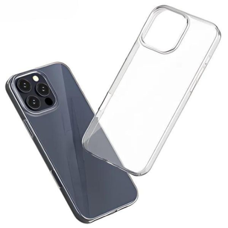 Huse telefon - Husa Flexibia pentru iPhone 16 Pro Max Clear View Silicon Grosime 2 mm Transparenta Anti-Alunecare Anti-Galbenire – IoArtify.ro
