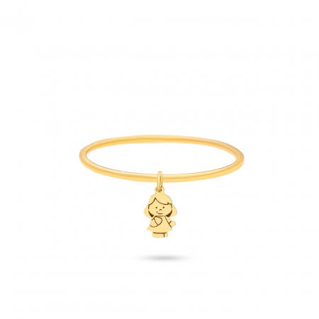 Inele Aur 14K Personalizate - Inel My Baby din Aur 14K Personalizat - Eleganță și Durabilitate pentru Momente Speciale