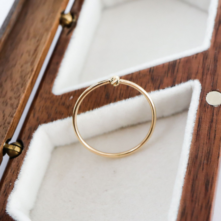 Inel The Only Wish din Aur 14k cu Bilă Striată 2.5mm – Eleganță și Rafinament pentru Orice Ocazie [4]
