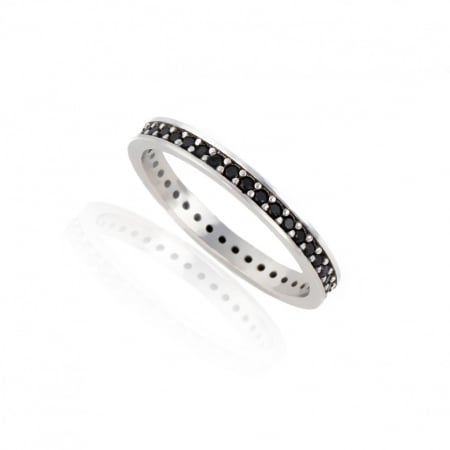 Inel Tennis din Argint 925 Rodiat, Design Clasic, Elegant și Discret, 1.45g, Personalizare Disponibilă [3]