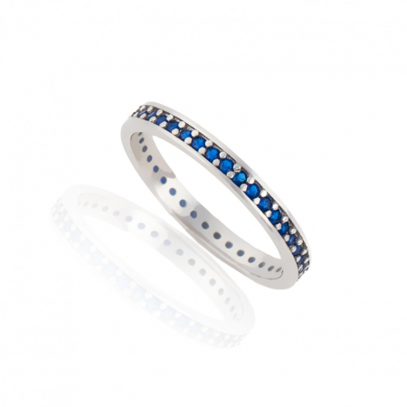 Inel Tennis din Argint 925 Rodiat, Design Clasic, Elegant și Discret, 1.45g, Personalizare Disponibilă [4]
