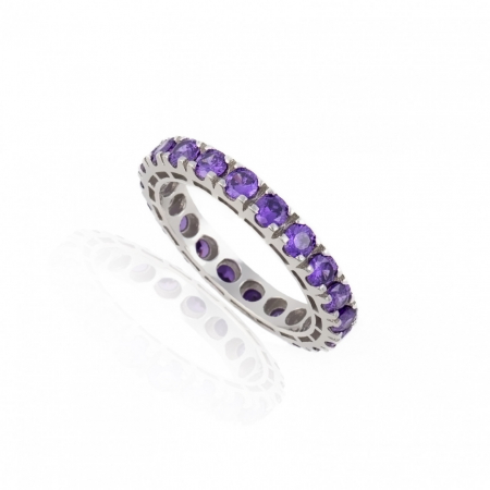 Inel Tennis din Argint 925, Eleganță Subtilă și Personalizare, 3.25g, Design Modern și Versatil [1]
