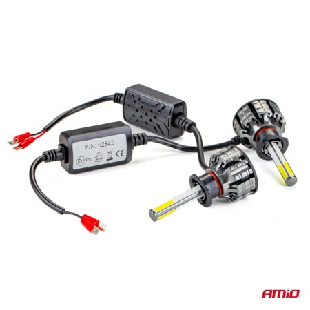 Set LED COB 2Side H1 pentru competiții auto și off-road – lumină puternică, eficiență și răcire activă [2]