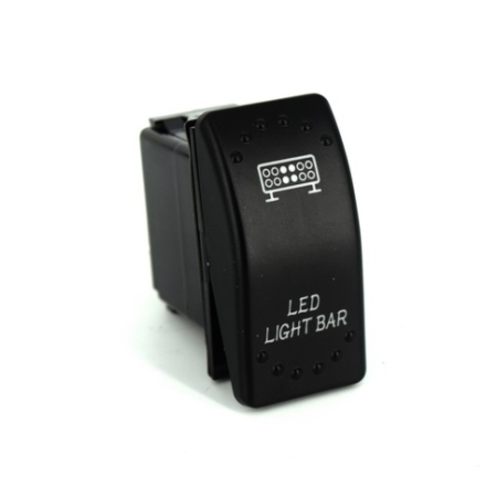 AUTO, MOTO & TRANSPORT - Intrerupator LED LIGHT BAR pentru Off-Road ATV SSV QUAD cu iluminare LED integrata - IoArtify.ro