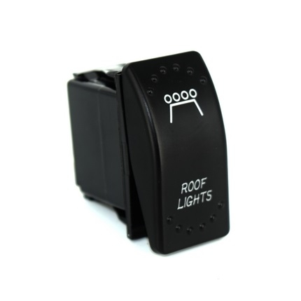AUTO, MOTO & TRANSPORT - Intrerupator ROOF LIGHTS pentru Off-Road ATV SSV QUAD cu tensiune 12V - IoArtify.ro