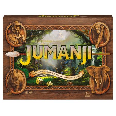JOCURI SI JUCARII - Joc Jumanji in Limba Romana New editie standard cu tabla pliabila - IoArtify.ro