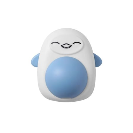 Jucării pentru Animale - Jucarie interactiva Model Pinguin pentru pisicute cu minge rotativa 360 grade din iarba Catnip 4.3 x 6 cm Albastru – IoArtify.ro