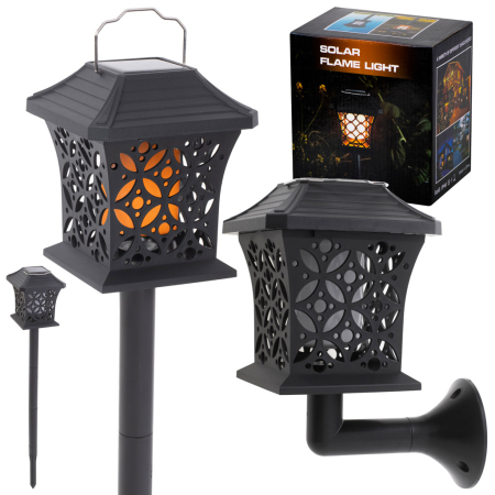 Lămpi solare grădină - Lampa solara de exterior COMBO cu 12 LED-uri si montaj la sol sau perete – IoArtify.ro
