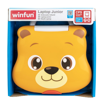 JOCURI SI JUCARII - Winfun Laptop Ursulet cu 20 de butoane interactive pentru învățare - IoArtify.ro