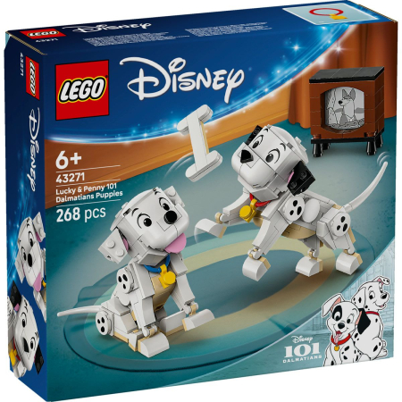 JOCURI SI JUCARII - Lego Disney Catelusii Lucky si Penny din 101 Dalmatieni 43271 set 150 piese - IoArtify.ro