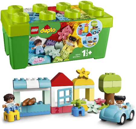 JOCURI SI JUCARII - Lego Duplo Cutie in Forma de Caramida 10913 set 80 piese de construit - IoArtify.ro