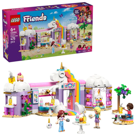 JOCURI SI JUCARII - Lego Friends Cafeneaua de Vis Unicorn 42684 set 315 piese - IoArtify.ro
