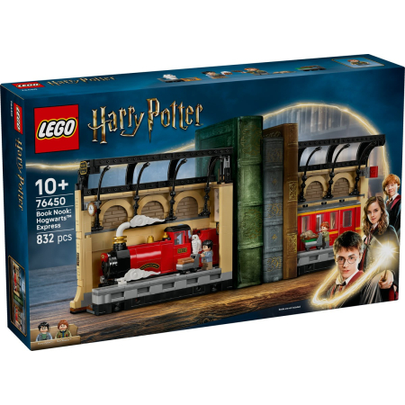 JOCURI SI JUCARII - Lego Harry Potter Coltul cu Carti Expresul Hogwarts 76450 set 801 piese - IoArtify.ro