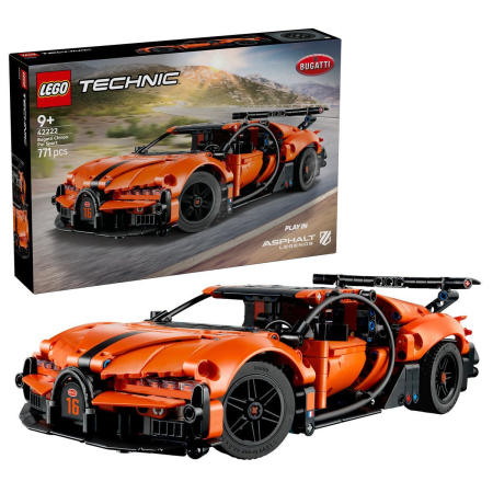 JOCURI SI JUCARII - Lego Technic Hipermasina Bugatti Chiron Pur Sport 42222 cu 1 900 piese - IoArtify.ro
