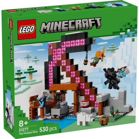 JOCURI SI JUCARII - Lego Minecraft Mina Tarnacop 21277 set constructie 464 piese - IoArtify.ro