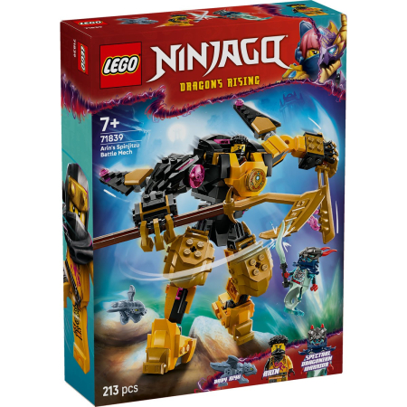 JOCURI SI JUCARII - Lego Ninjago Robotul de Lupta Spinjitzu a Lui Arin 71839 set cu 350 piese - IoArtify.ro
