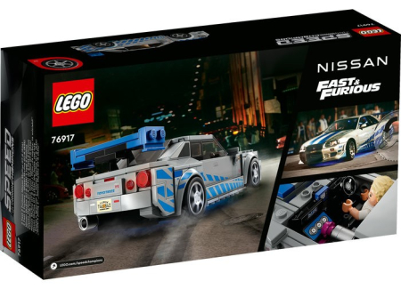 JOCURI SI JUCARII - Lego Speed Champions Nissan Skyline Gt R 76917 set 298 piese construcție - IoArtify.ro