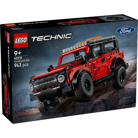 JOCURI SI JUCARII - Lego Technic Ford Bronco Suv 42213 cu motor cu piston funcțional - IoArtify.ro