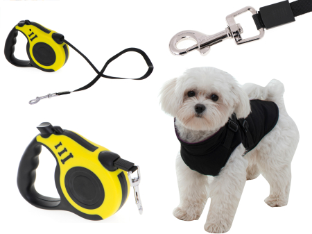 Lesa Retractabila Automata 3m lungime pentru caini de pana la 8kg cu sistem de frânare – IoArtify.ro [2]