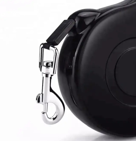 Lesa Retractabila Automata cu carabina pentru caini lungime sfoara 5m culoare Neagra – IoArtify.ro [4]