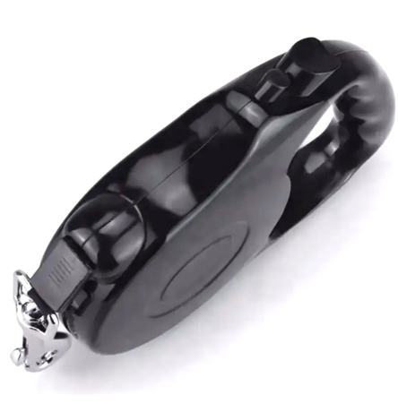 Lesa Retractabila Automata cu carabina pentru caini lungime sfoara 5m culoare Neagra – IoArtify.ro [3]