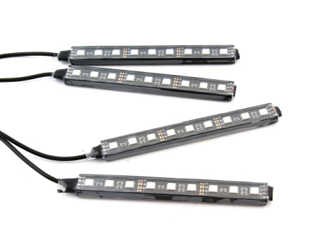 Lumini UnderCar LED RGB 12cm cu Bluetooth pentru interior sau exterior ZD65B – IoArtify.ro [2]