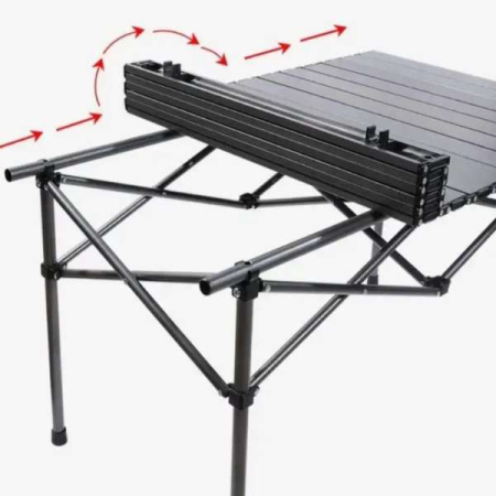 Masa pliabilă pentru grădină și camping din plastic HDPE, impermeabil, ușor de transportat și practică [2]