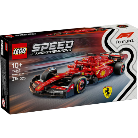 JOCURI SI JUCARII - Lego Speed Champions Masina de Curse F1 Ferrari Sf 24 set 298 piese - IoArtify.ro