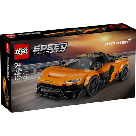 JOCURI SI JUCARII - Lego Speed Champions Mclaren W1 77257 Set 385 piese construcție - IoArtify.ro