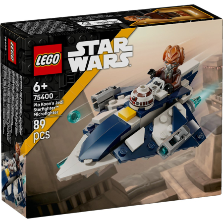 JOCURI SI JUCARII - Lego Star Wars Micronava de Lupt Jedi Starfighter a Lui Plo Koon 75400 set 140 piese - IoArtify.ro