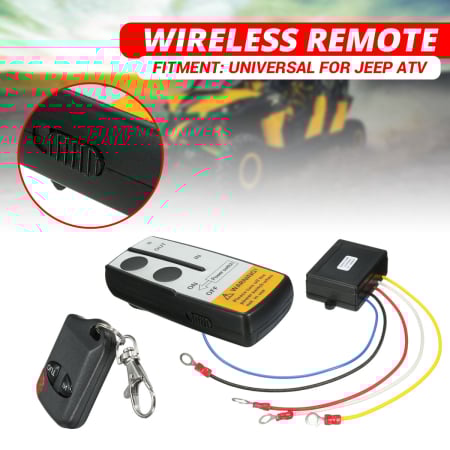 Modul wireless cu 2 telecomenzi pentru troliu Off-Road, ATV, SSV, QUAD – Tensiune 12-24V [1]