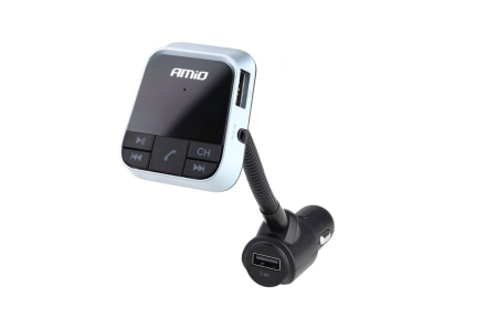Modulatoare FM - Modulator FM Bluetooth AVX-AM02250 cu Dual USB 2.4A și microSD – IoArtify.ro