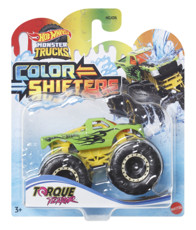 JOCURI SI JUCARII - Hot Wheels Monster Truck Camion Torque Terror Culori Schimbatoare Scara 1 64 - IoArtify.ro