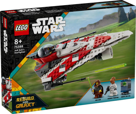 JOCURI SI JUCARII - Lego Star Wars Nava Stelara a Lui Jedi Bob 75388 set constructie 600 piese - IoArtify.ro