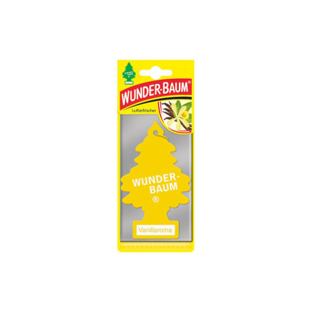Accesorii Interior - Odorizant Auto Wunder-Baum Vanilla – Aromă Durabilă până la 8 Săptămâni pentru Mașina Ta