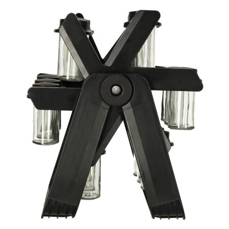 Organizator de condimente cu 18 containere cu suport rotativ pentru bucatarie culoare neagra capacitate 18 recipiente – IoArtify.ro [1]