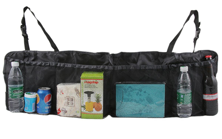 Organizator portbagaj auto cu 6 buzunare 33 x 104 cm culoare neagra – IoArtify.ro [1]