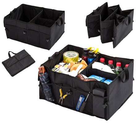 Organizator portbagaj auto cu 9 buzunare dimensiuni 55 x 38 x 26 cm culoare neagra – IoArtify.ro [2]