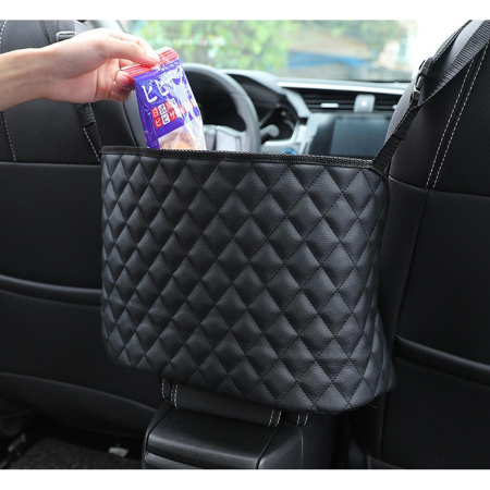 Organizator auto sacosa, negru, 27x39cm – Spațiu practic pentru mașină, ușor de instalat și durabil [4]
