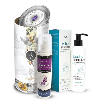 Îngrijire Personală - Pachet ingrijire faciala Lapte demachiant 200 ml Hidrolat de Lavandă 200 ml cu ingrediente naturale – IoArtify.ro