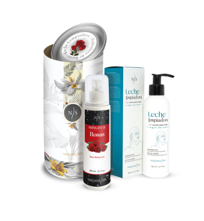 Pachet ingrijire faciala Lapte demachiant 200 ml si Hidrolat de trandafir 200 ml cu ingrediente naturale – IoArtify.ro [1]