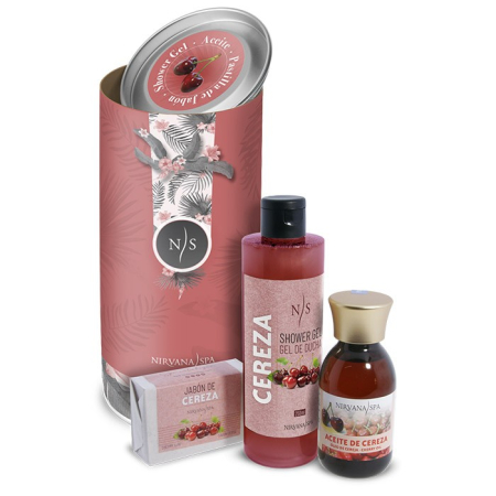 Îngrijire corporală - Pachet ingrijire gel de dus de cirese ulei de cirese si sapun de cirese cu ingrediente naturale - IoArtify.ro