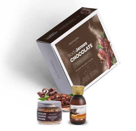 Îngrijire corporală - Pachet ingrijire Shower Mousse de ciocolata si ulei de ciocolata cu extract natural de cacao - IoArtify.ro