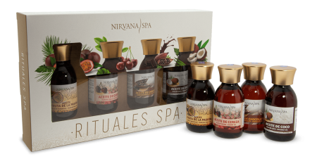 Îngrijire Personală - Pachet ritualuri spa ingrijire cu ulei de fructul pasiunii cirese ciocolata cocos cu extracte naturale pentru hidratare intensa – IoArtify.ro
