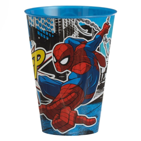 Pahare - Pahar din Plastic Disney Spiderman capacitate 430 ML – IoArtify.ro