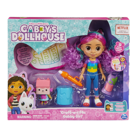 JOCURI SI JUCARII - Gabbys Dollhouse Set Arta cu 25 piese creative - IoArtify.ro