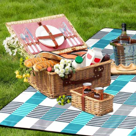 Patura pliabilă impermeabilă pentru picnic și plajă - Ușor de transportat și durabilă! [3]